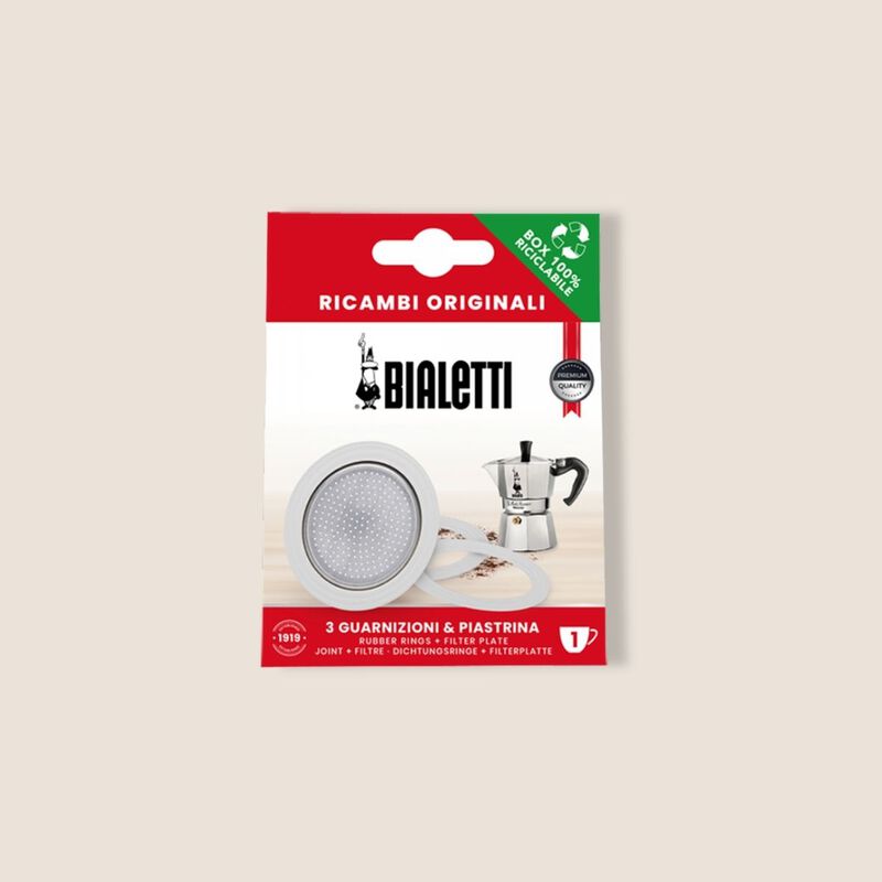 Bialetti Moka Express ring & filter set