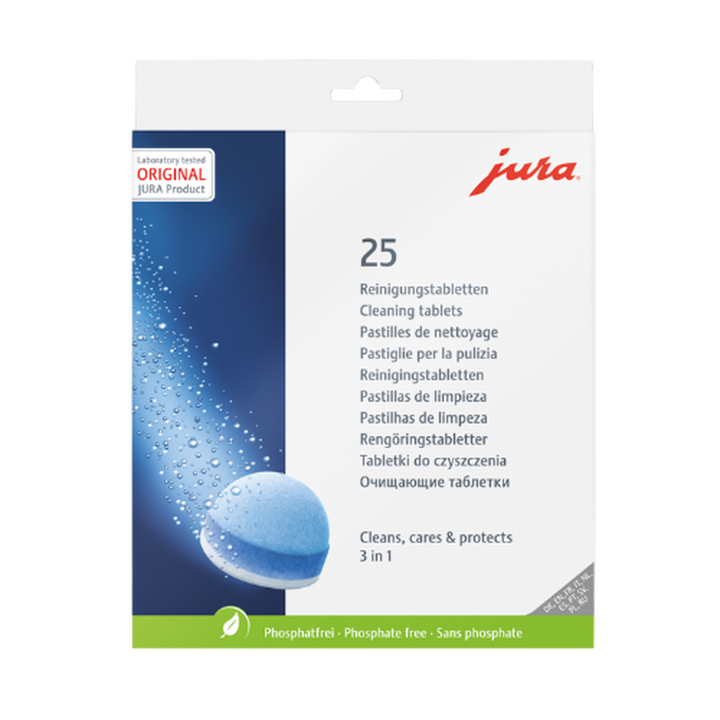 Jura Reinigingstabletten 3in1 blister 25 stuks