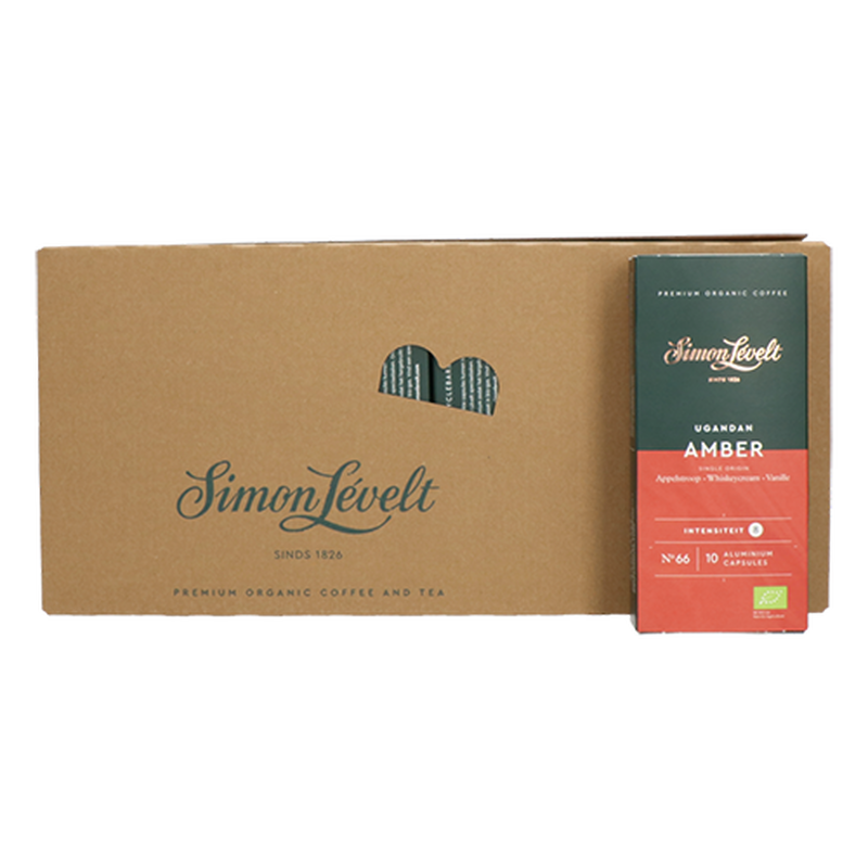 Simon Lévelt Koffiecups  Ugandan Amber 10-pack