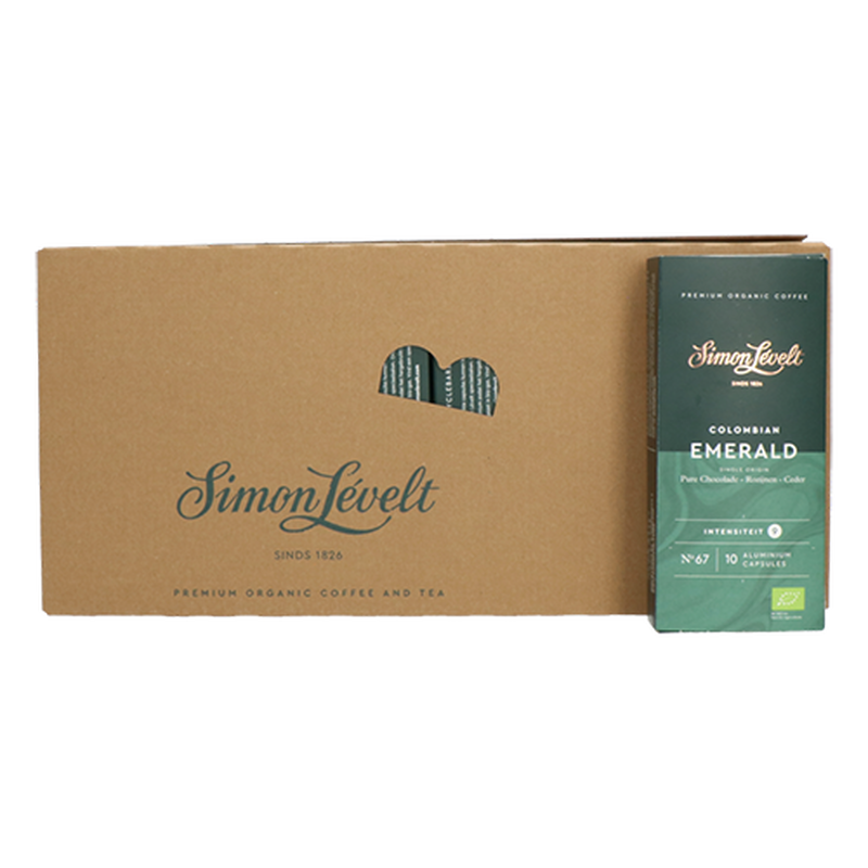 Simon Lévelt Koffiecups  Colombian Emerald 10-pack