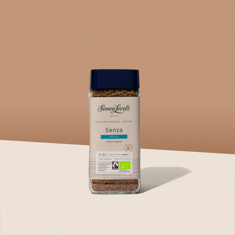 Premium Organic Coffee  Senza Cafe&iuml;nevrije oploskoffie