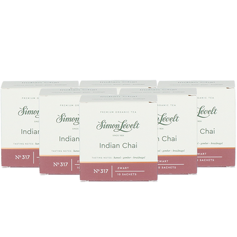 Indian Chai - 6 doosjes x 10 sachets