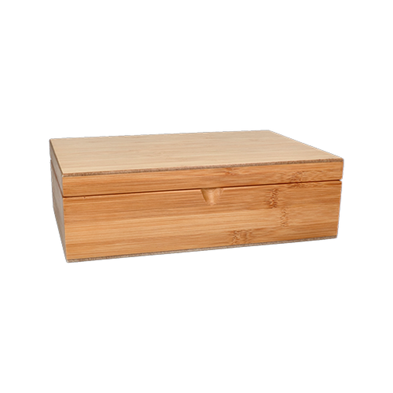 Theekist 6 vaks  Bamboe losse  thee