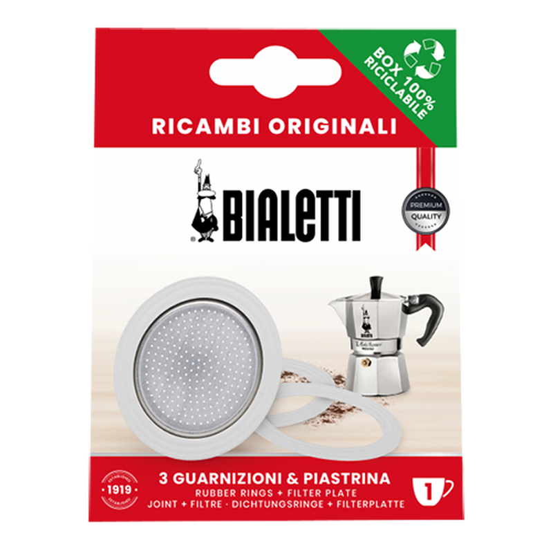Bialetti Moka filter + ringen