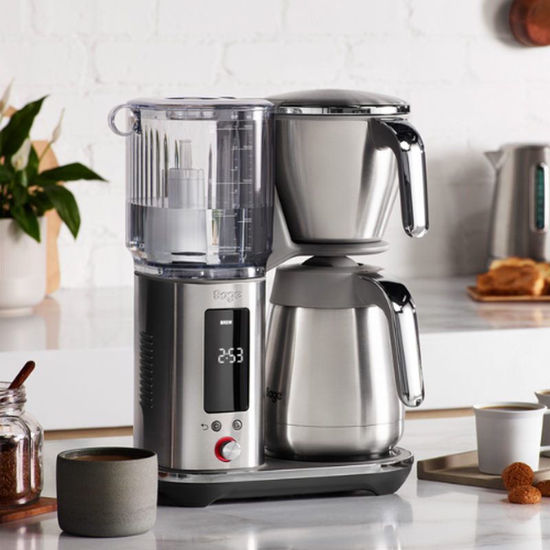 Sage Luxe Brewer Thermal  Brushed Stainless Steel