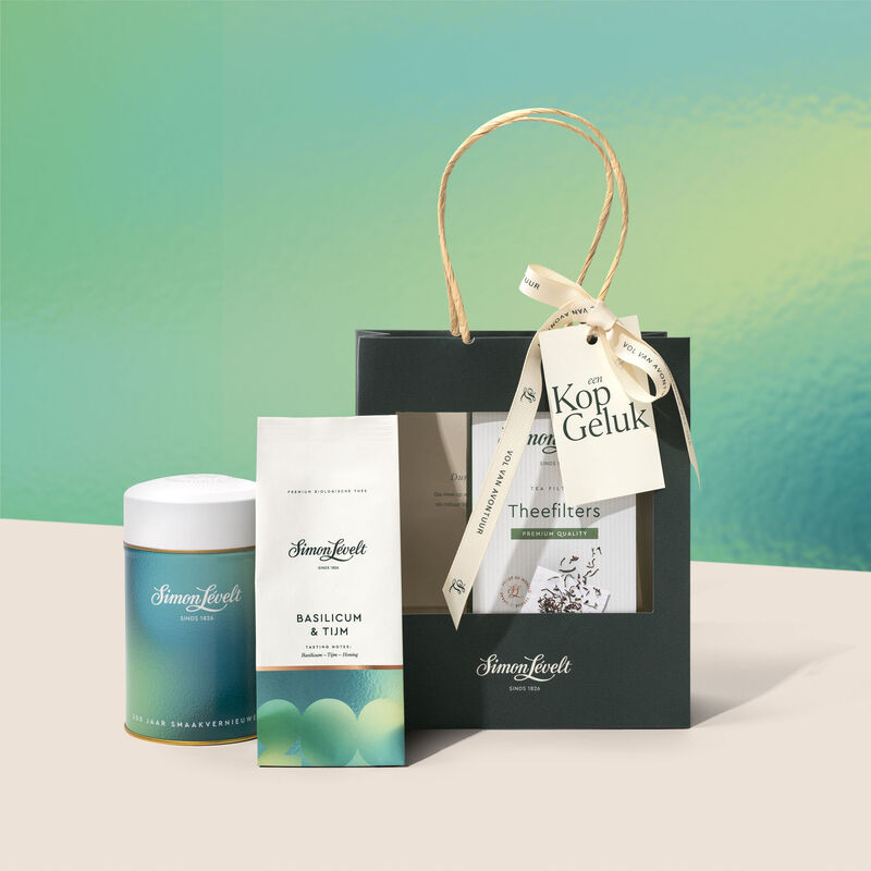 Jubileum Cadeau Thee & Blik