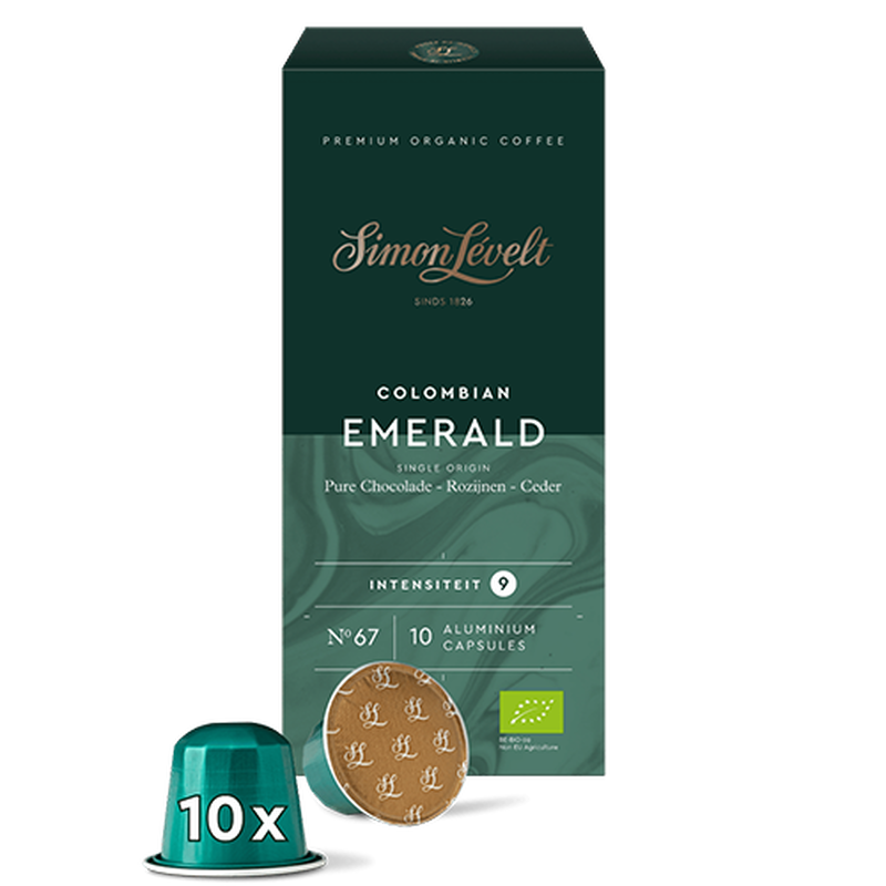 Simon Lévelt Koffiecups Colombian Emerald