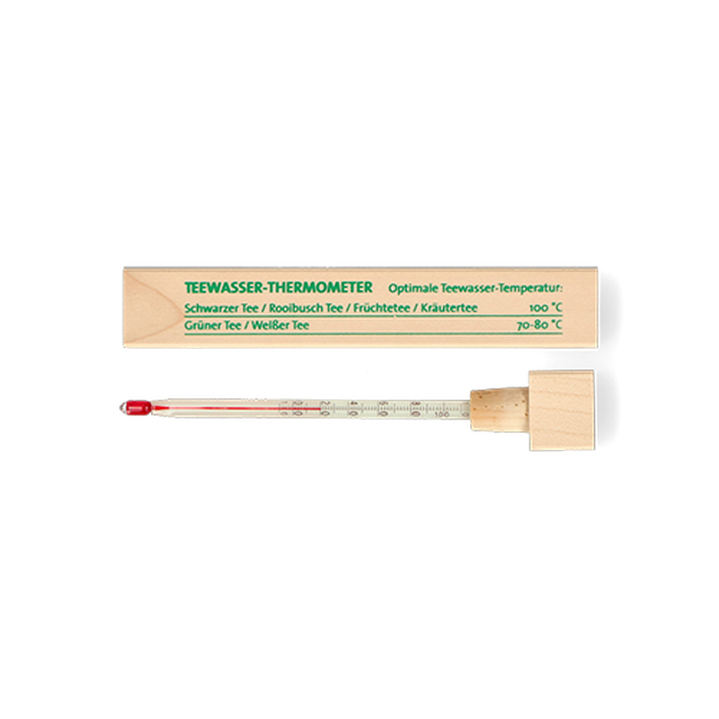 Theewater thermometer hout