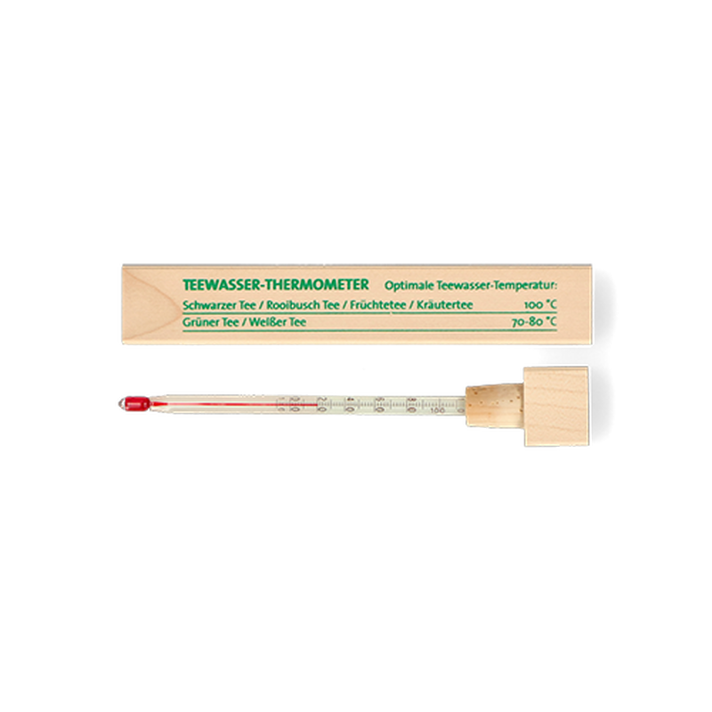 Theewater thermometer hout
