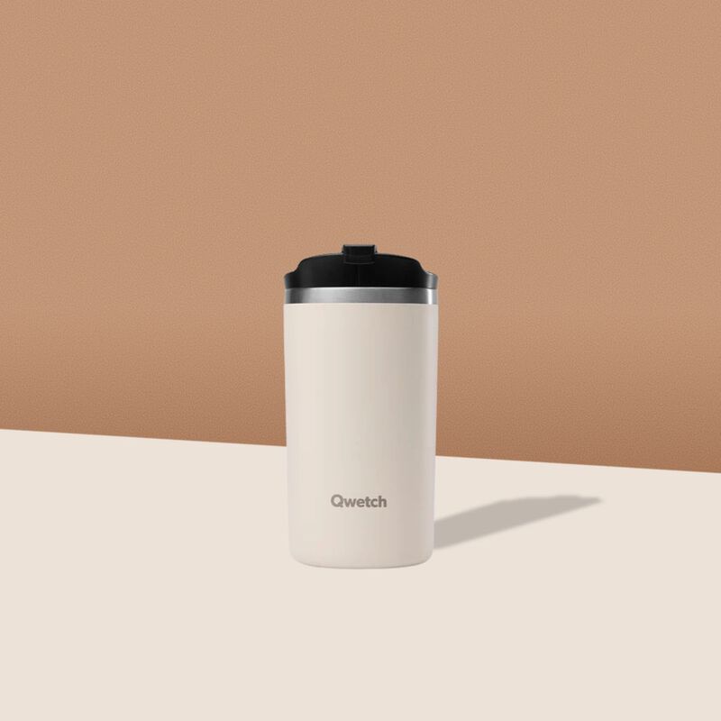 Qwetch Travelmug Matt Sand  350ml