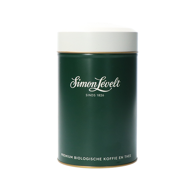 Simon Lévelt koffieblik  donkergroen 250g
