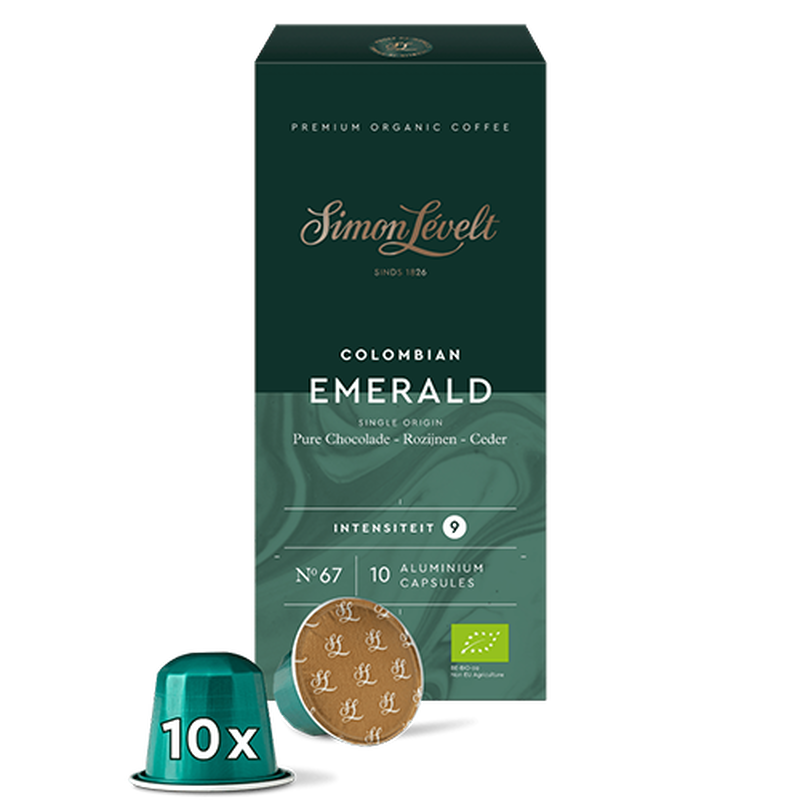 Simon Lévelt Koffiecups Colombian Emerald