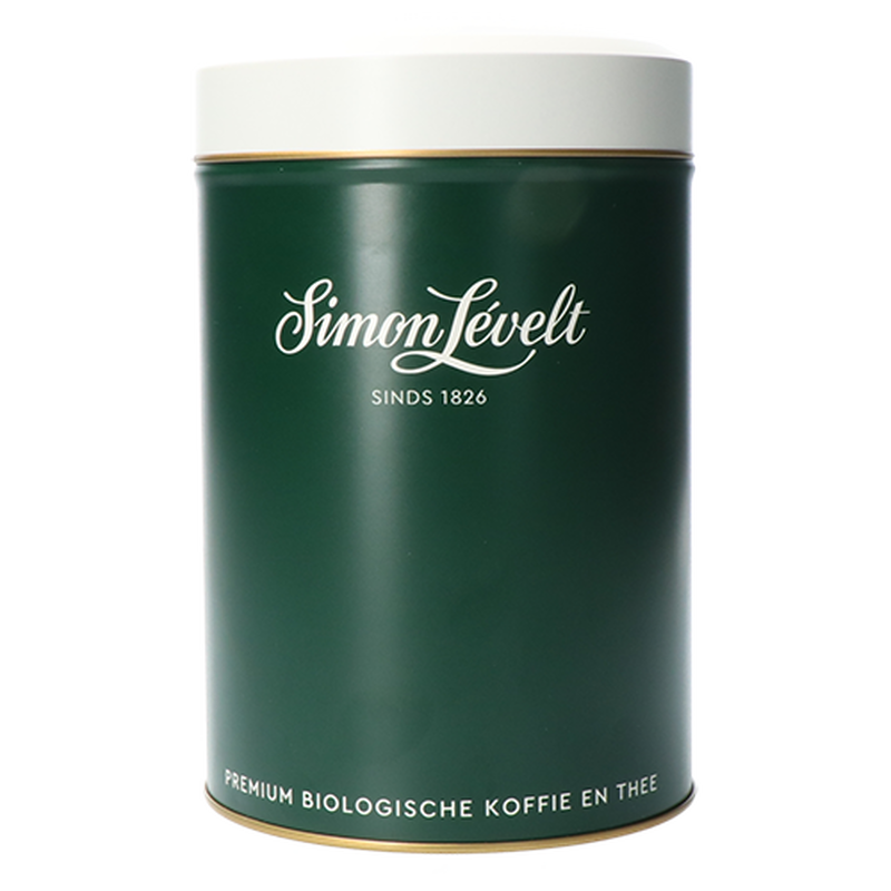Simon Lévelt koffieblik  donkergroen 500g