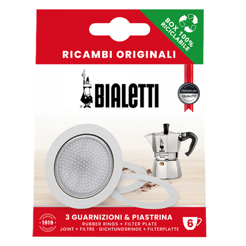 Bialetti Moka filter + ringen