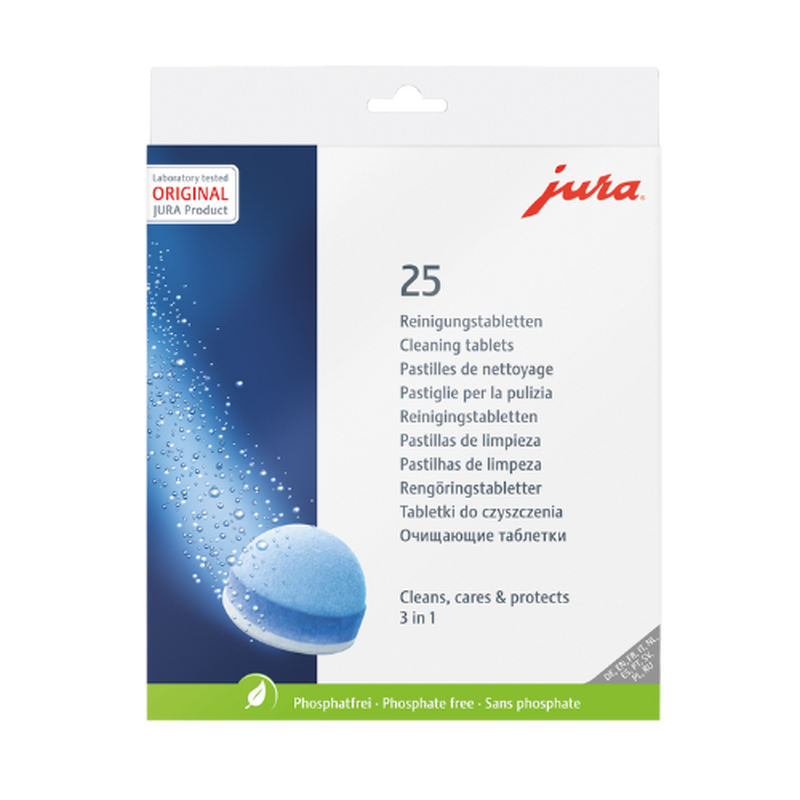 Jura Reinigingstabletten 3in1  blister 25 stuks