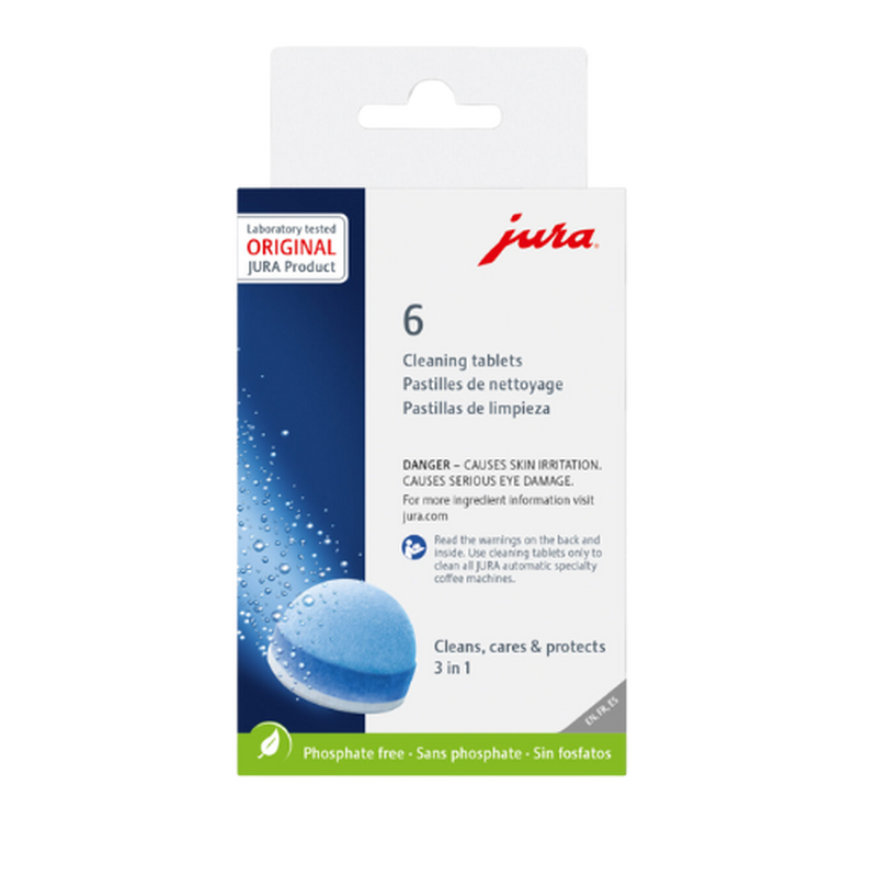 Jura Reinigingstabletten 3in1 strip 6 stuks