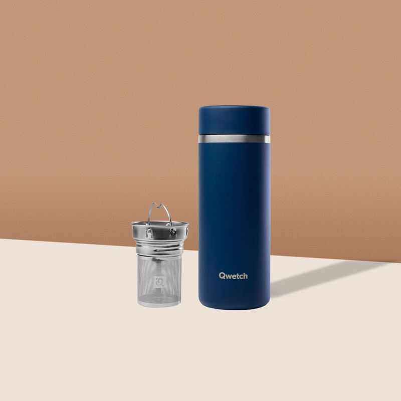 Qwetch Teamug Matt Navy Blue  400ml