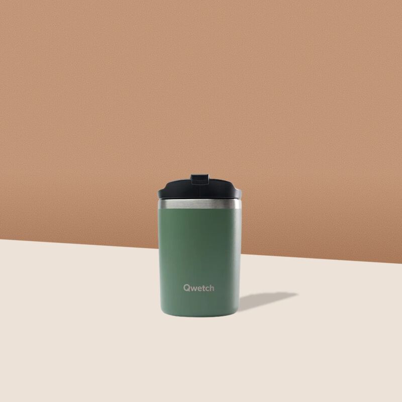 Qwetch Travelmug Matt Khaki  240ml