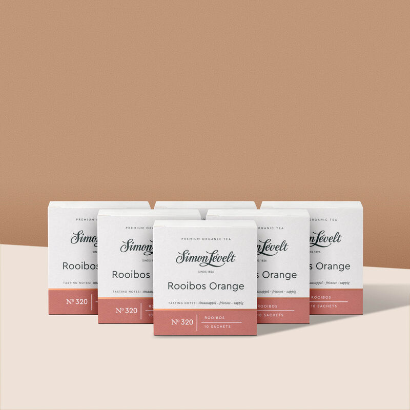 Rooibos Orange  - 6 doosjes x 10 sachets