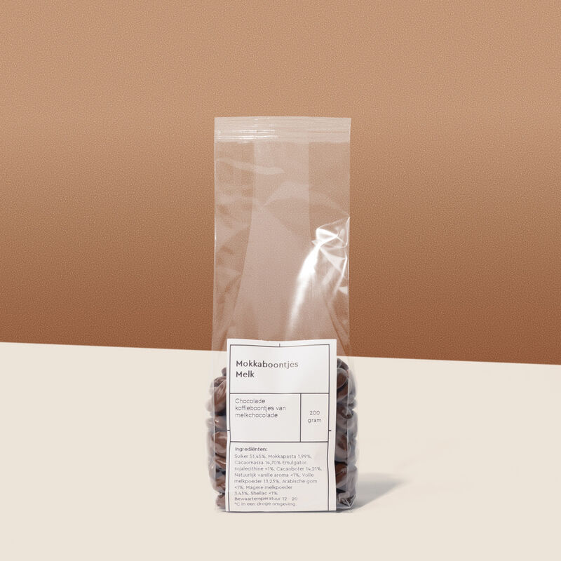 Mokkaboontjes Melk  200 gram