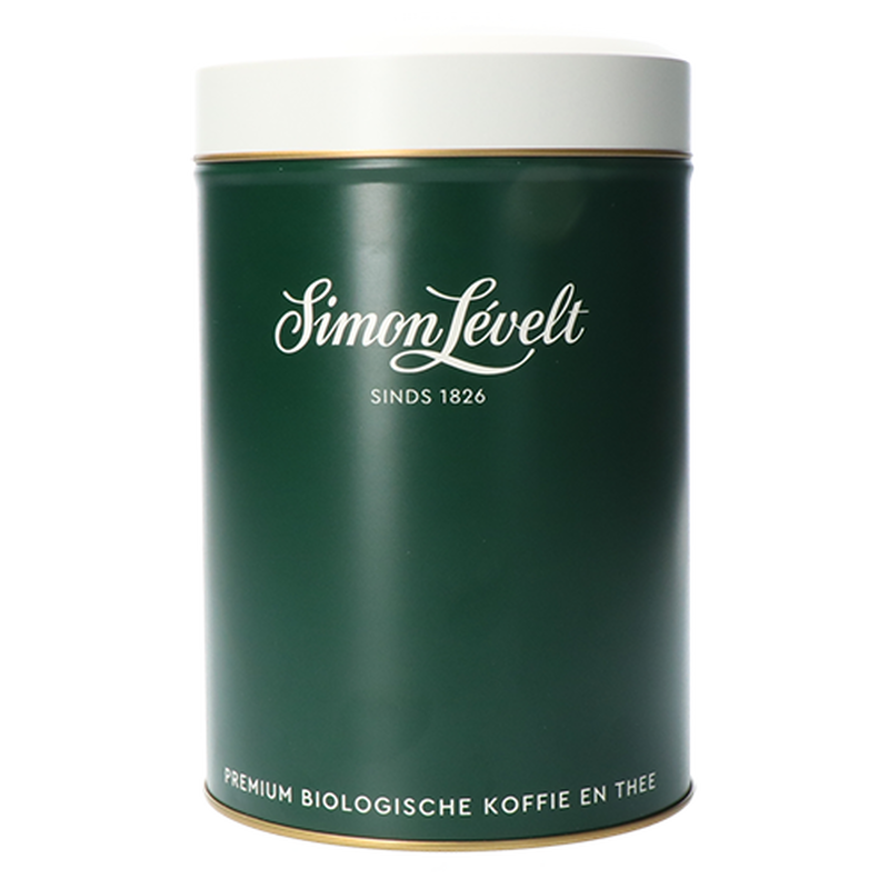Simon Lévelt koffieblik  donkergroen 500g