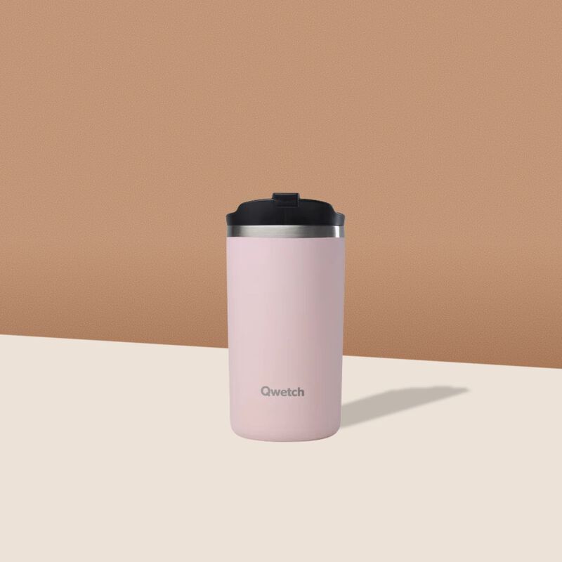 Qwetch Travelmug Pastel Pink  350ml