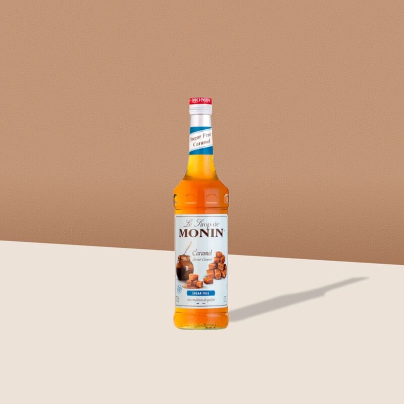 Monin Siroop Caramel  suikervrij 700ml