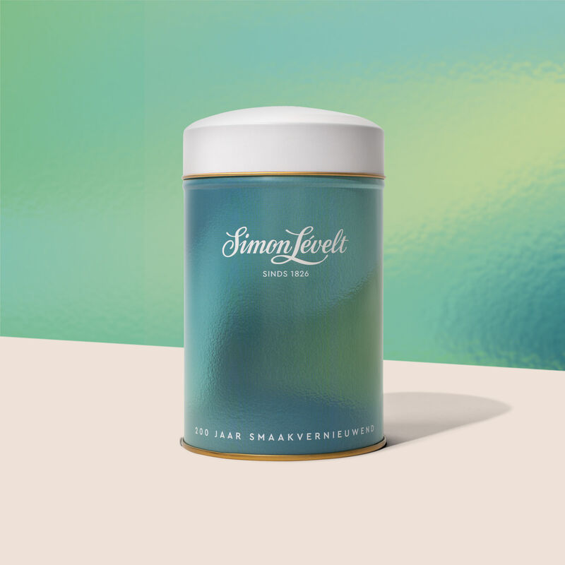 Simon L&eacute;velt koffieblik jubileum 250g
