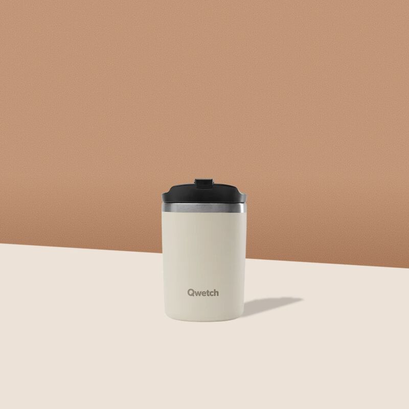 Qwetch Travelmug Matt Sand  240ml
