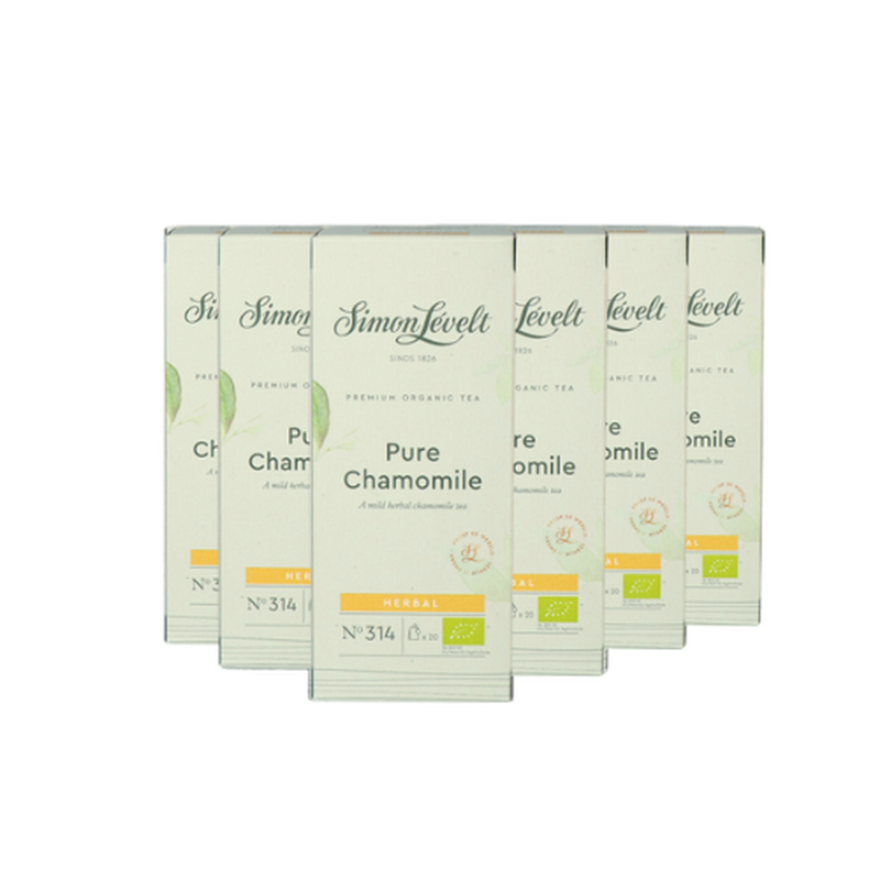 Premium Organic Pure  Chamomile 6 doosjes