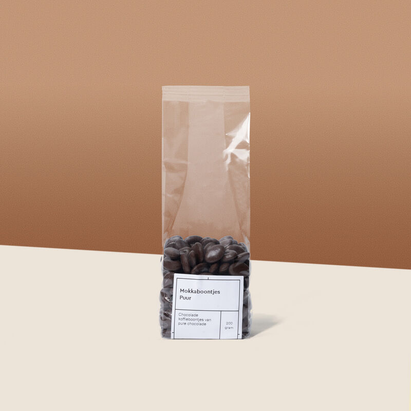 Mokkaboontjes Puur  200 gram