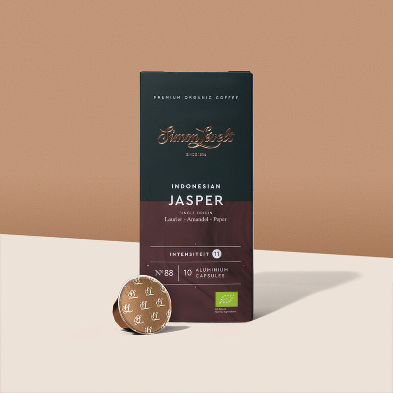 Simon L&eacute;velt Koffiecups  Indonesian Jasper