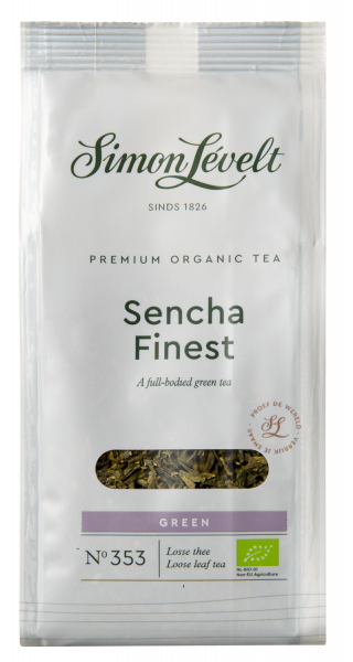 fluit collegegeld overtuigen Sencha Finest Premium Organic Tea - 90g losse thee | Groene thee | Soorten  thee | Thee | Simon Lévelt | Koffie en thee sinds 1826