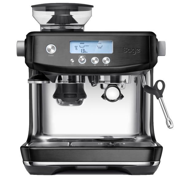 Sage Pro Black stainless | Halfautomatische espressomachines | Koffiemachines | Machines | Simon Lévelt | Koffie en thee sinds 1826