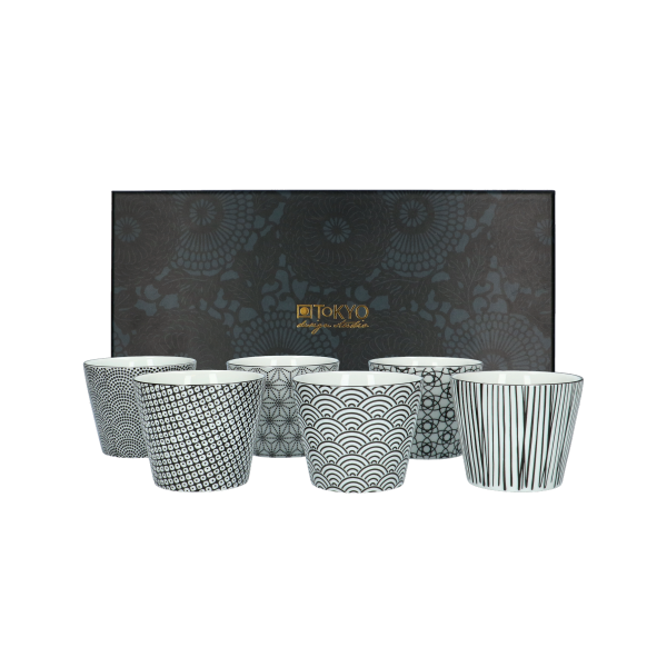 Glimmend helpen Reden Tokyo Design Nippon Black mok set van 6 | Koffieservies | Koffie | Simon  Lévelt | Koffie en thee sinds 1826